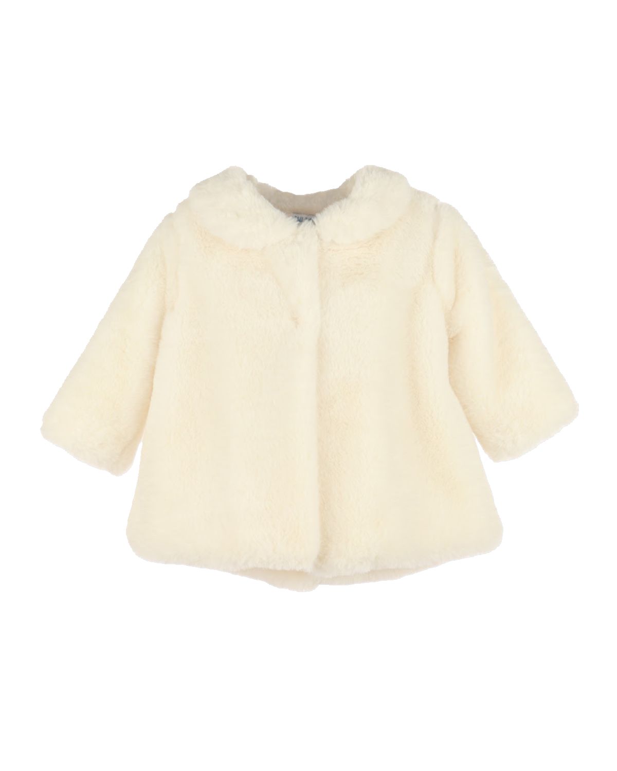Luli & Me Girl 's Cozy Fuzzy Faux-Fur Coat, Size 6M-24M | Thumbnail 3 Luli & Me Girl 's Cozy Fuzzy Faux-Fur Coat, Size 6M-24M | Thumbnail 3