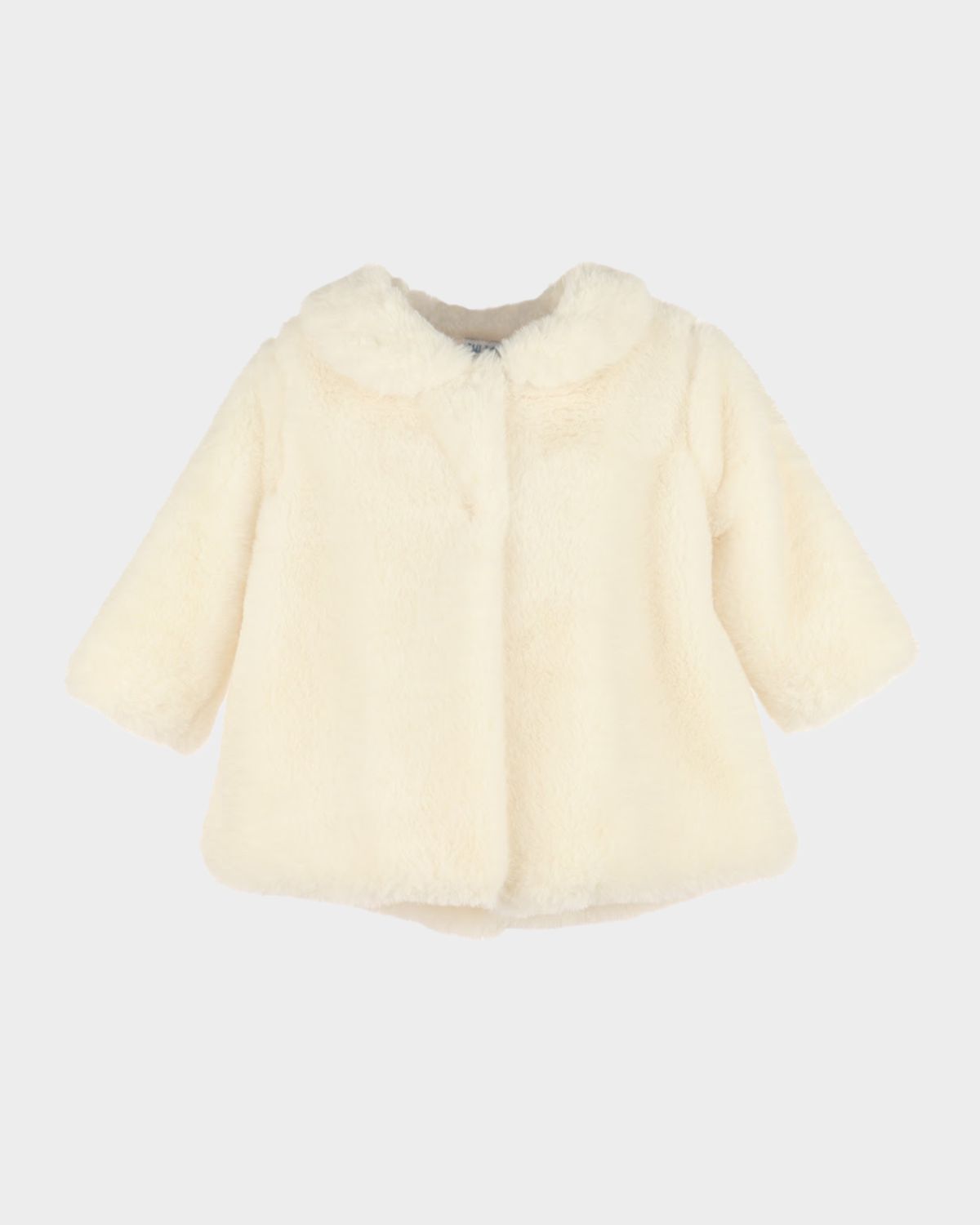 Luli & Me Girl 's Cozy Fuzzy Faux-Fur Coat, Size 6M-24M