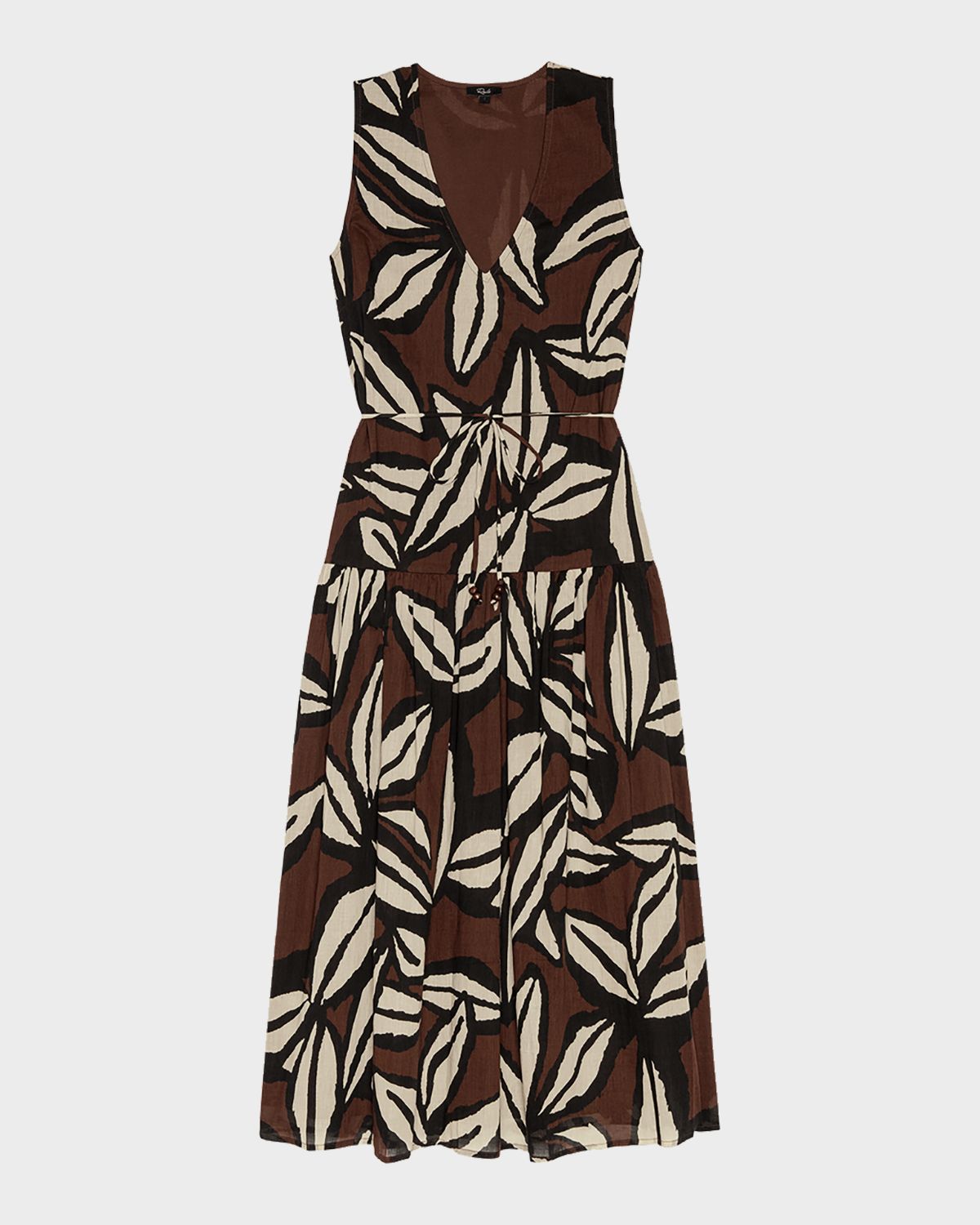 Rails Maeve Printed V-Neck Midi Dress