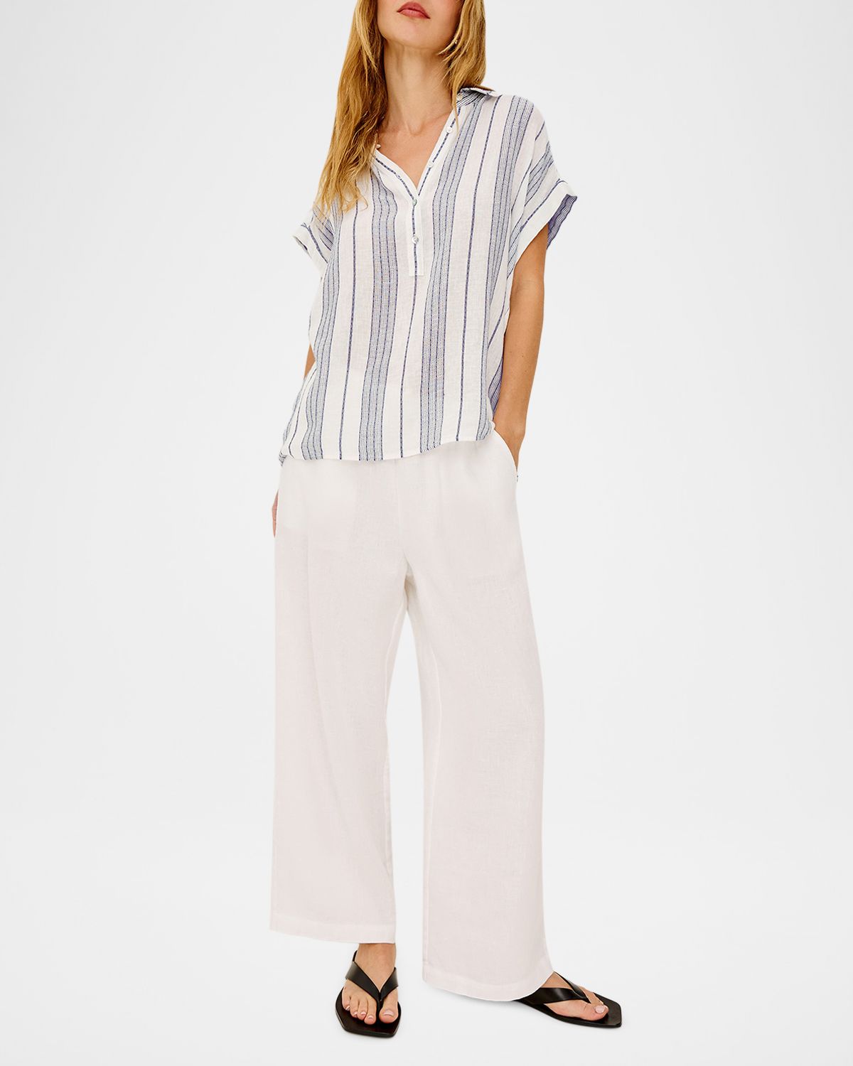 Rails Tuscany Stripe Linen Top | Thumbnail 2