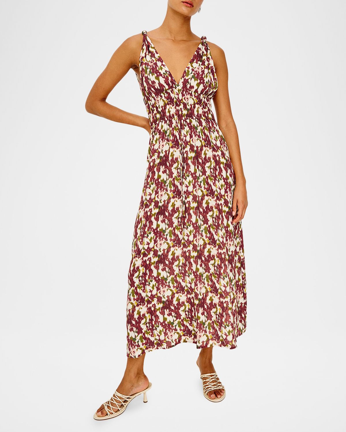 Rails Marciana Floral Chiffon Midi Dress | Thumbnail 4 Rails Marciana Floral Chiffon Midi Dress | Thumbnail 4