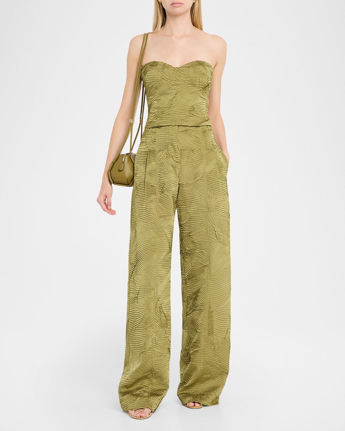 Ulla Johnson Carine High-Rise Crinkled Satin Pants | Thumbnail 4 Ulla Johnson Carine High-Rise Crinkled Satin Pants | Thumbnail 4