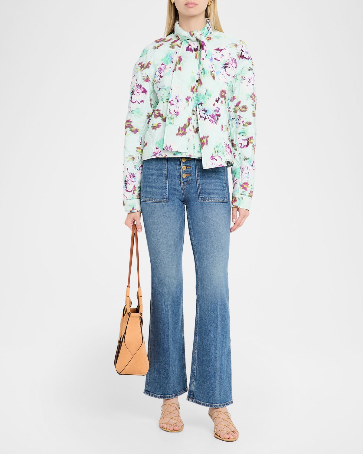 Ulla Johnson Lilith Quilted Silk Scarf Jacket | Thumbnail 4