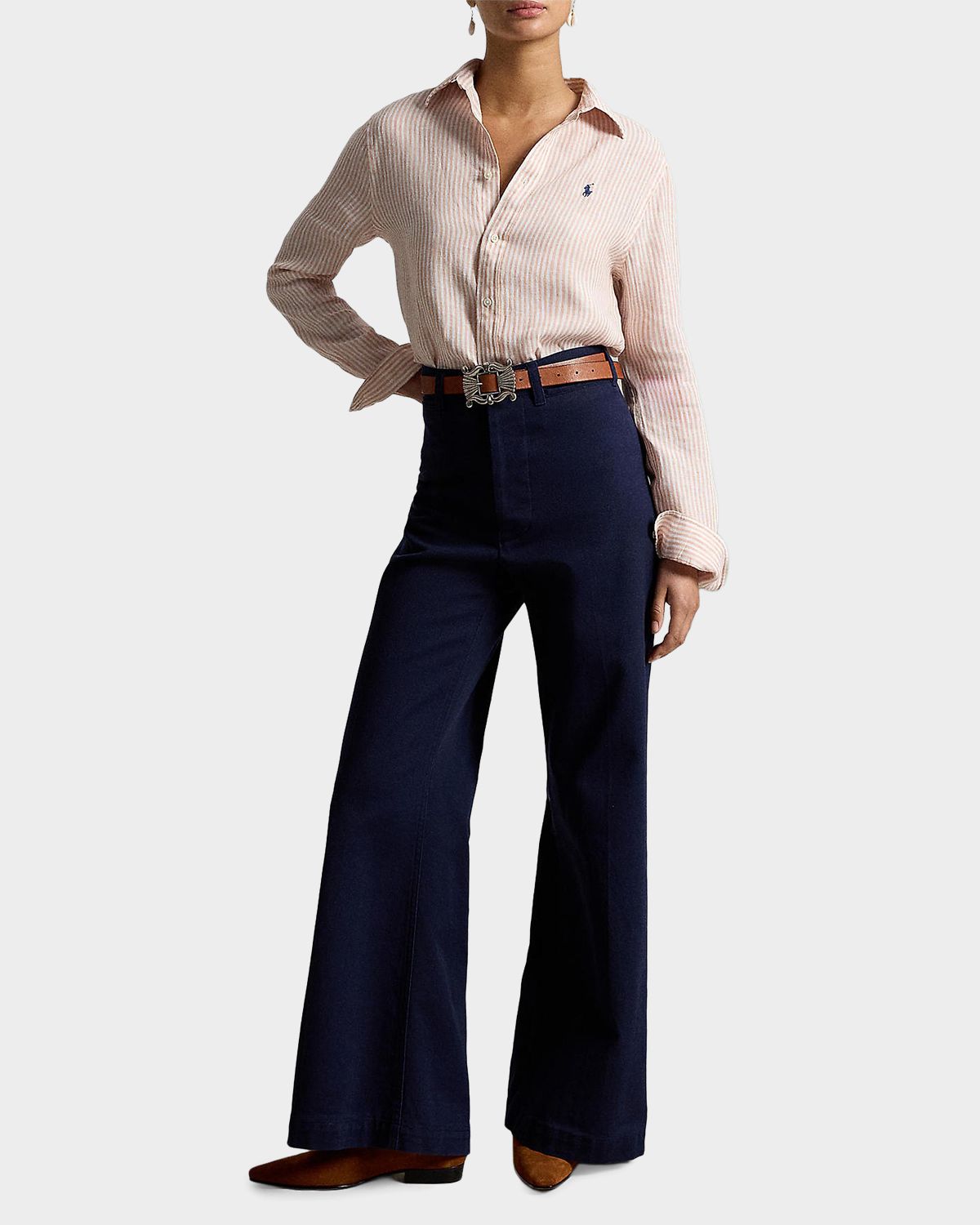 Polo Ralph Lauren Striped Linen Classic-Fit Shirt | Thumbnail 2 Polo Ralph Lauren Striped Linen Classic-Fit Shirt | Thumbnail 2
