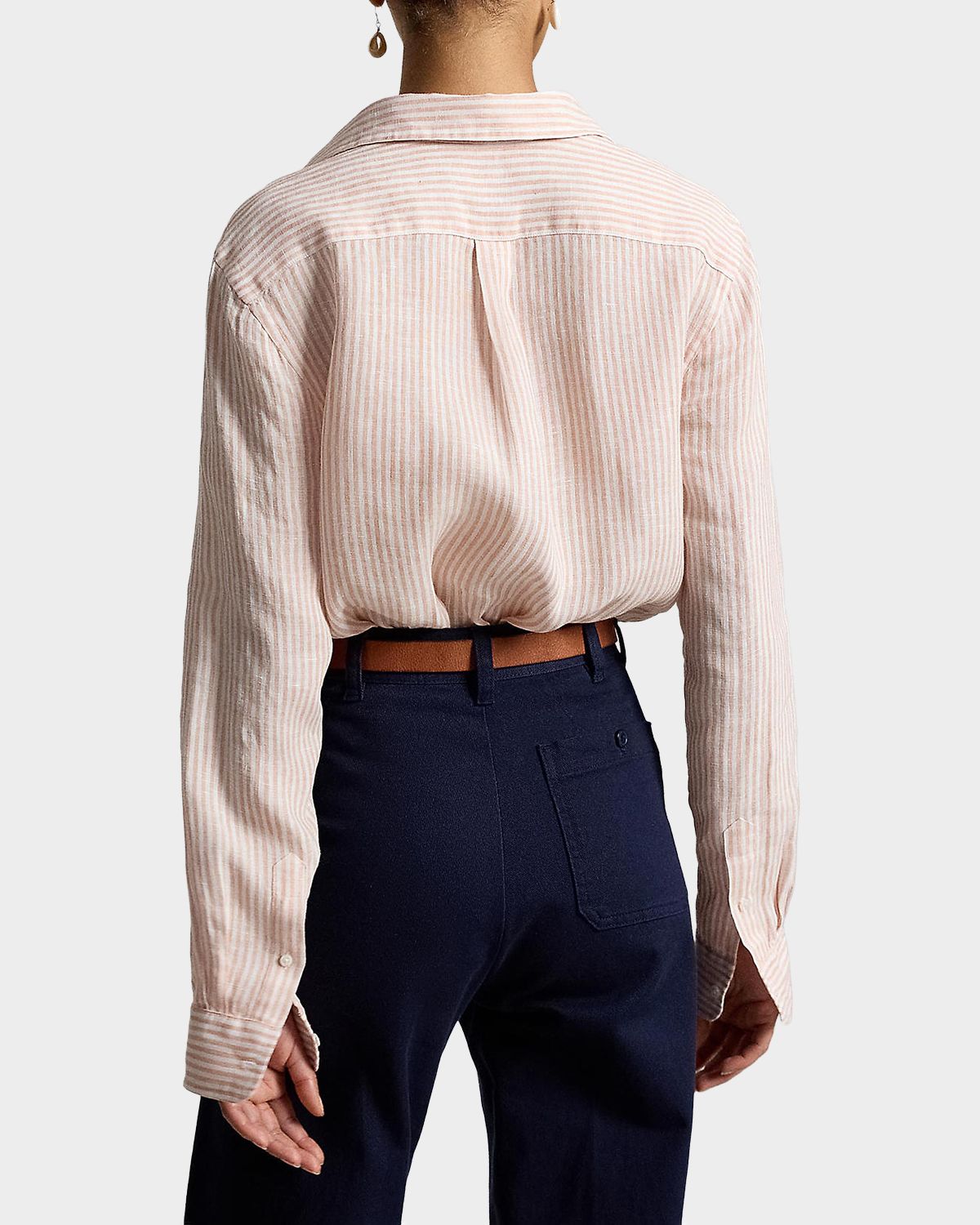 Polo Ralph Lauren Striped Linen Classic-Fit Shirt | Thumbnail 3 Polo Ralph Lauren Striped Linen Classic-Fit Shirt | Thumbnail 3