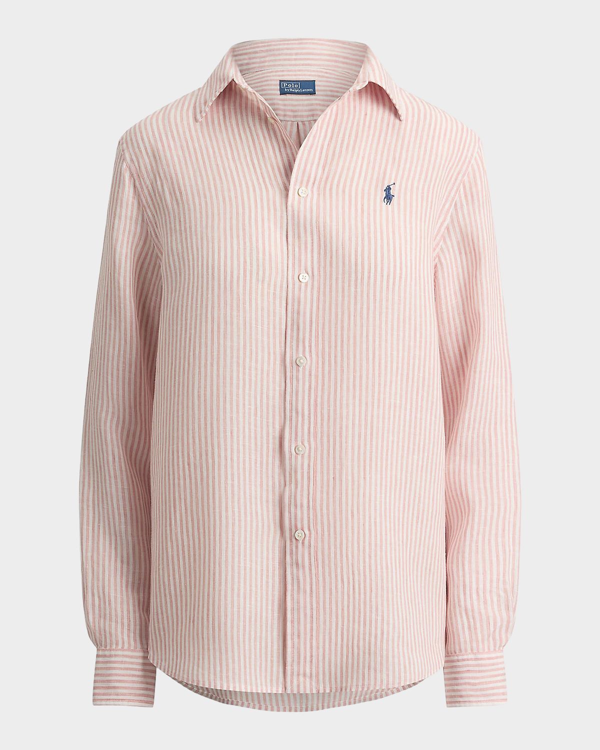 Polo Ralph Lauren Striped Linen Classic-Fit Shirt | Thumbnail 1 Polo Ralph Lauren Striped Linen Classic-Fit Shirt | Thumbnail 1