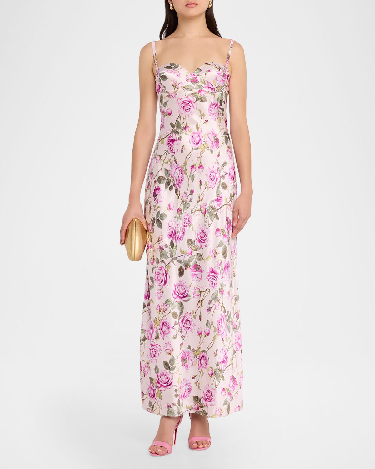L 'Agence Sayla Bias-Cut Silk Gown | Thumbnail 2 L 'Agence Sayla Bias-Cut Silk Gown | Thumbnail 2