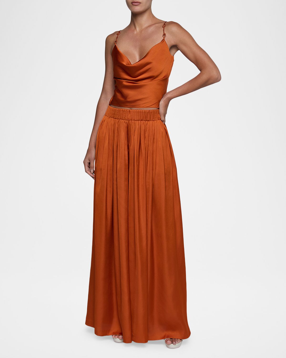 L 'Agence Calista Horsebit-Strap Satin Camisole | Thumbnail 2 L 'Agence Calista Horsebit-Strap Satin Camisole | Thumbnail 2
