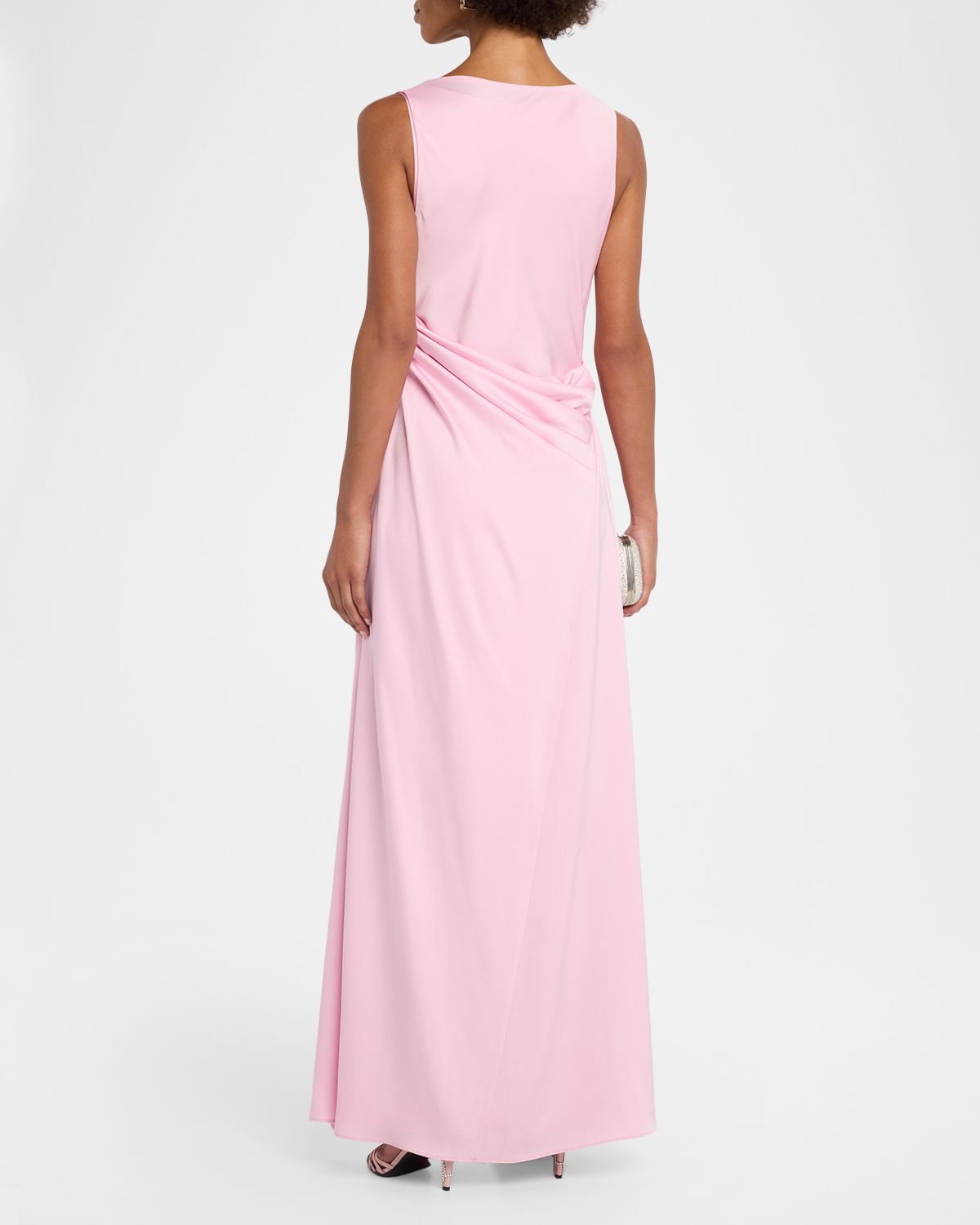 SIMKHAI Elinne Draped Off-Shoulder Column Gown | Thumbnail 3