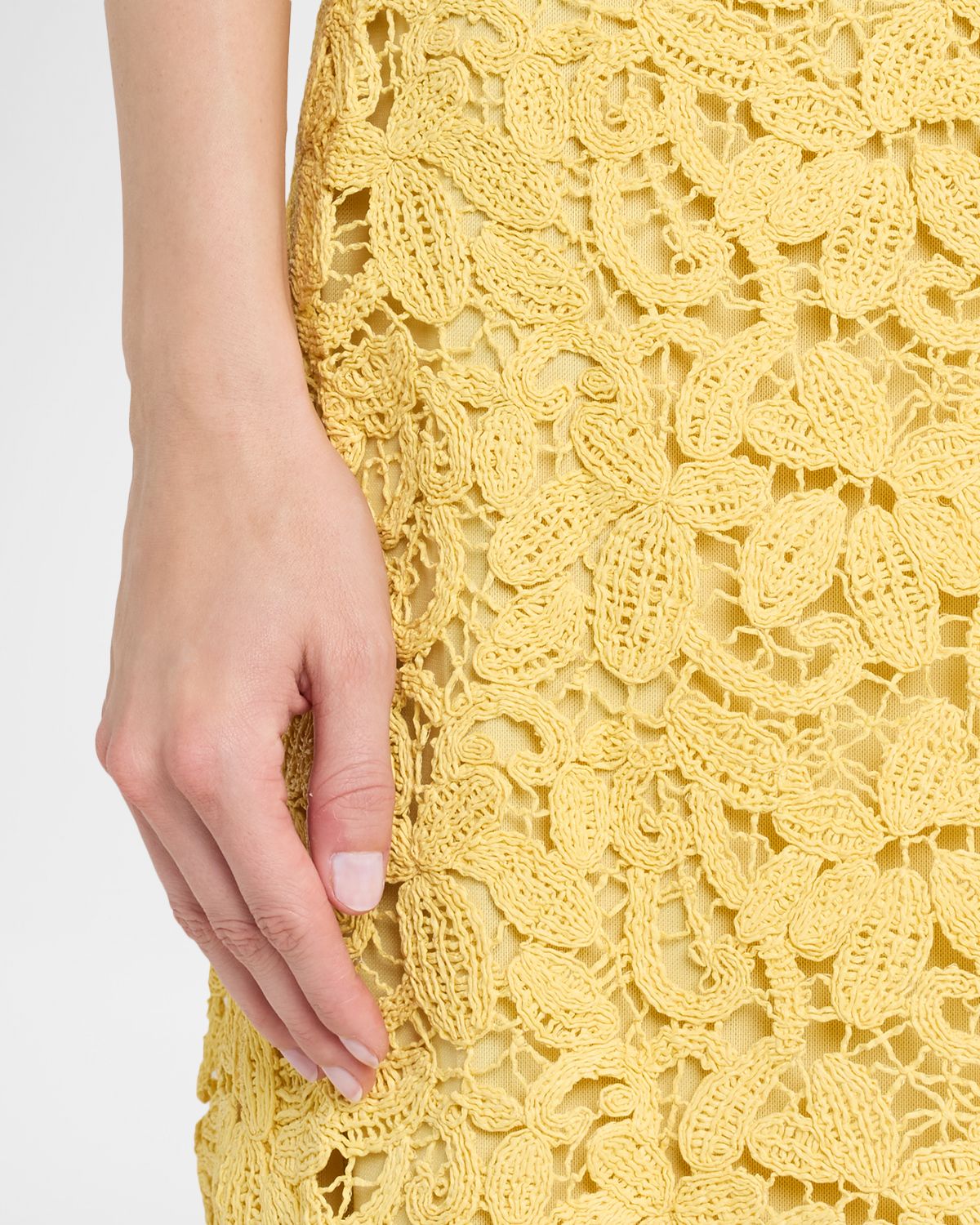SIMKHAI Sera Floral Lace Bustier Maxi Dress | Thumbnail 5