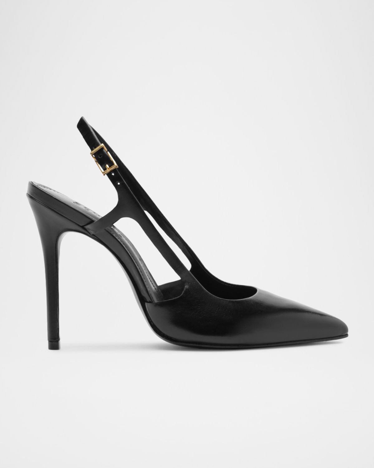 Schutz 0mm Boris Leather Slingback Pumps