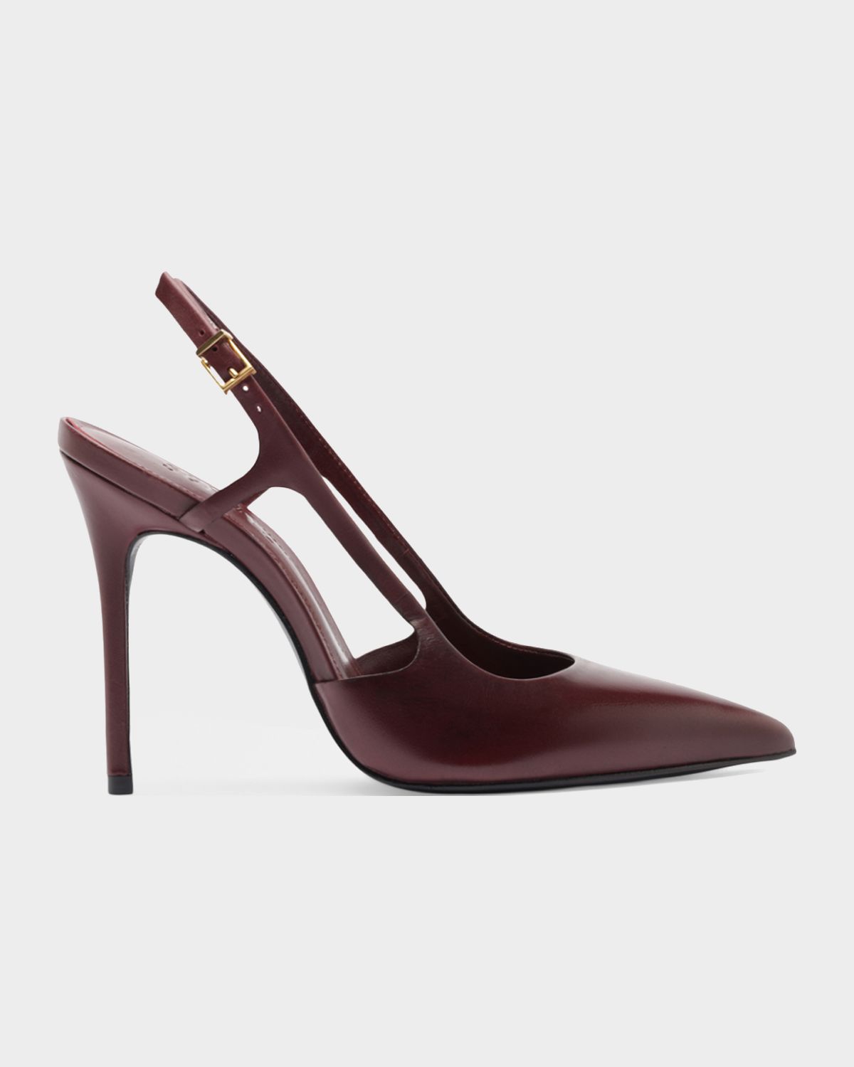 Schutz 110mm Boris Leather Slingback Pumps