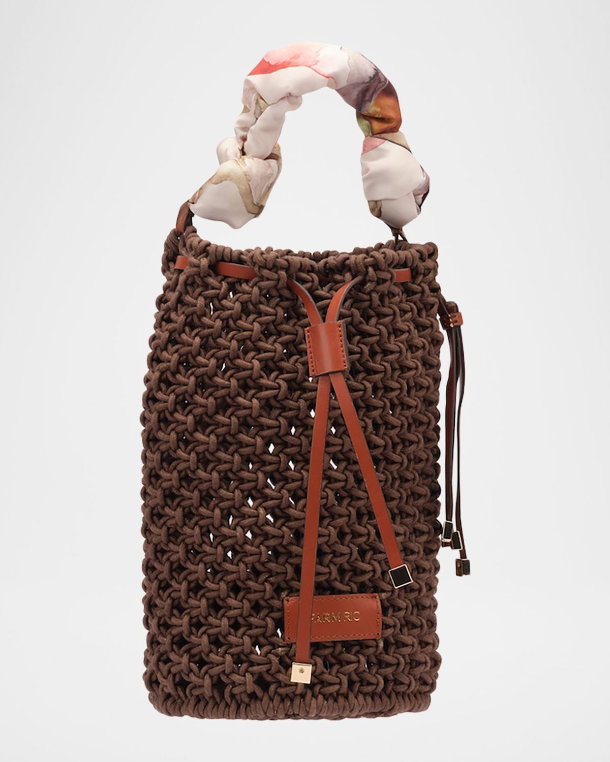 Farm Rio Cotton Macrame Shoulder Bag