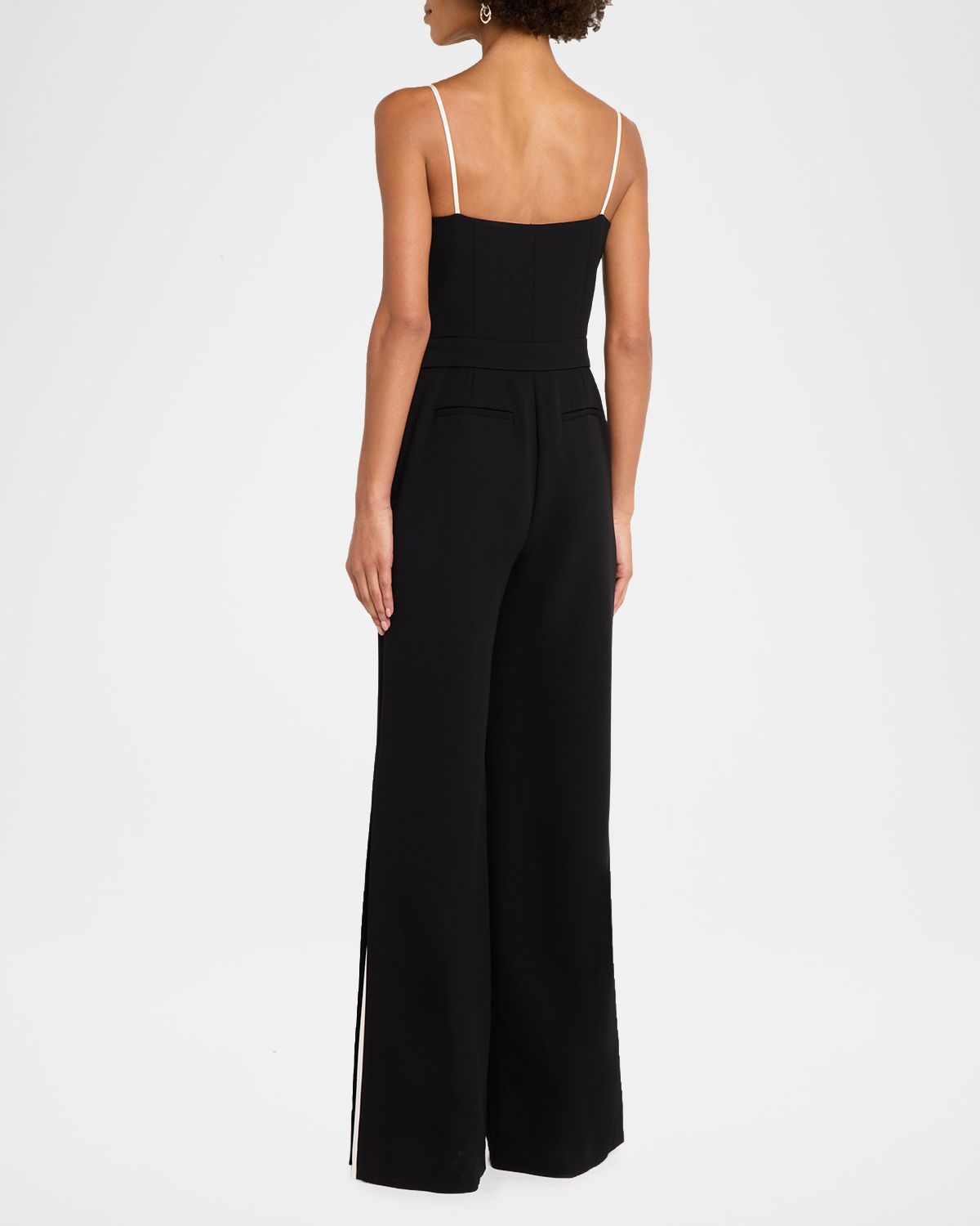 SIMKHAI Hazel Pleated-Inset Bustier Jumpsuit | Thumbnail 3 SIMKHAI Hazel Pleated-Inset Bustier Jumpsuit | Thumbnail 3