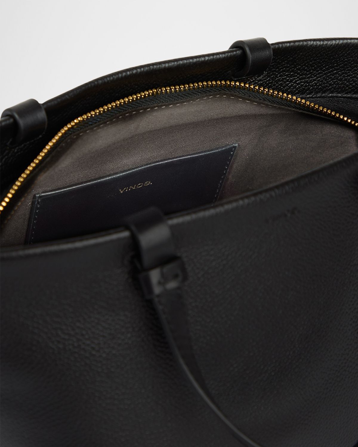 Vince Marin Mini Woven Leather Tote Bag | Thumbnail 3