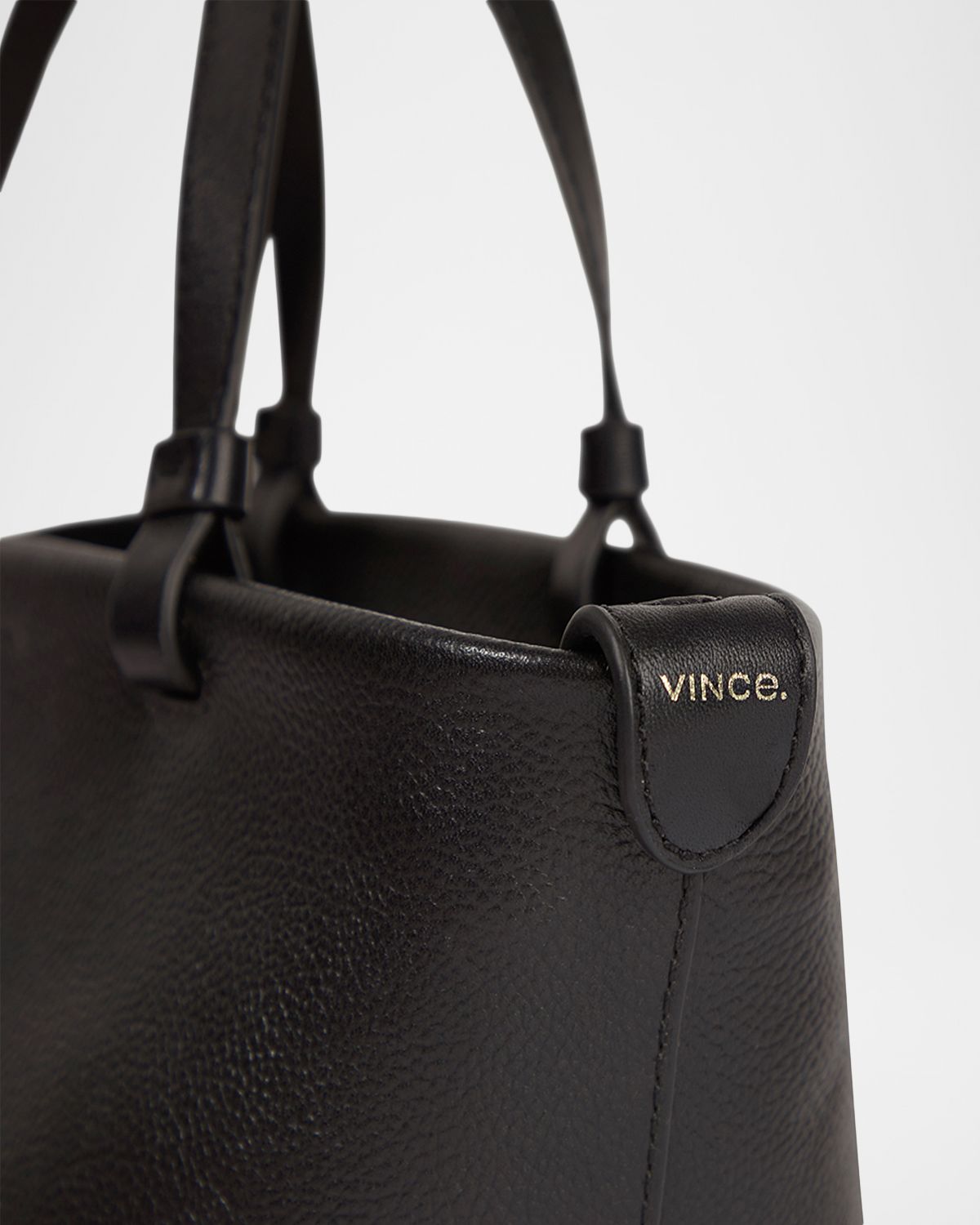 Vince Marin Mini Woven Leather Tote Bag | Thumbnail 4