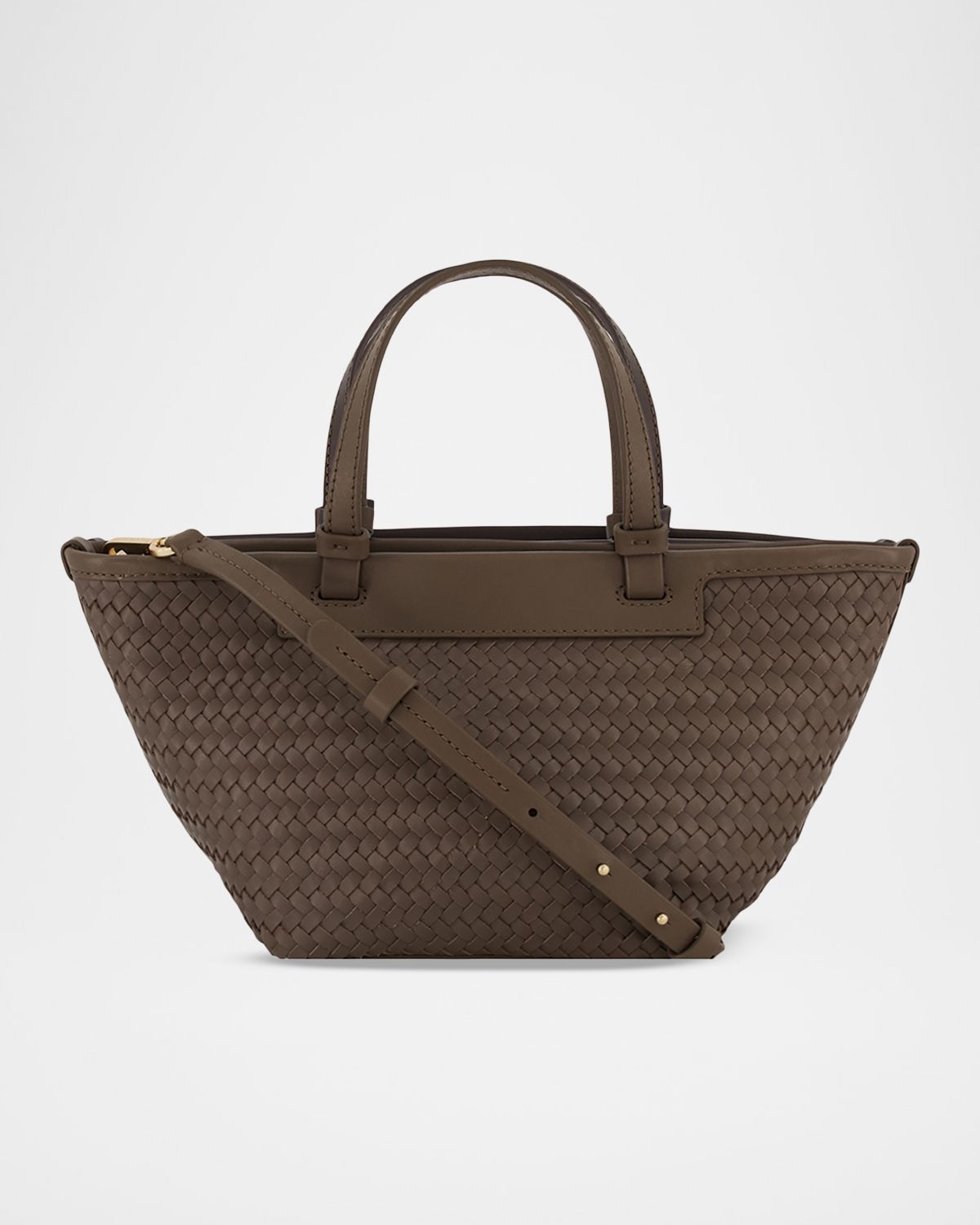 Vince Marin Mini Woven Leather Tote Bag | Thumbnail 2 Vince Marin Mini Woven Leather Tote Bag | Thumbnail 2