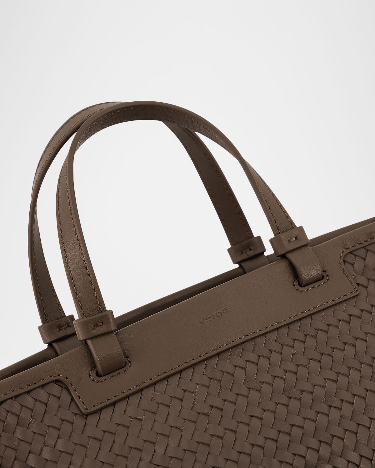 Vince Marin Mini Woven Leather Tote Bag | Thumbnail 4 Vince Marin Mini Woven Leather Tote Bag | Thumbnail 4