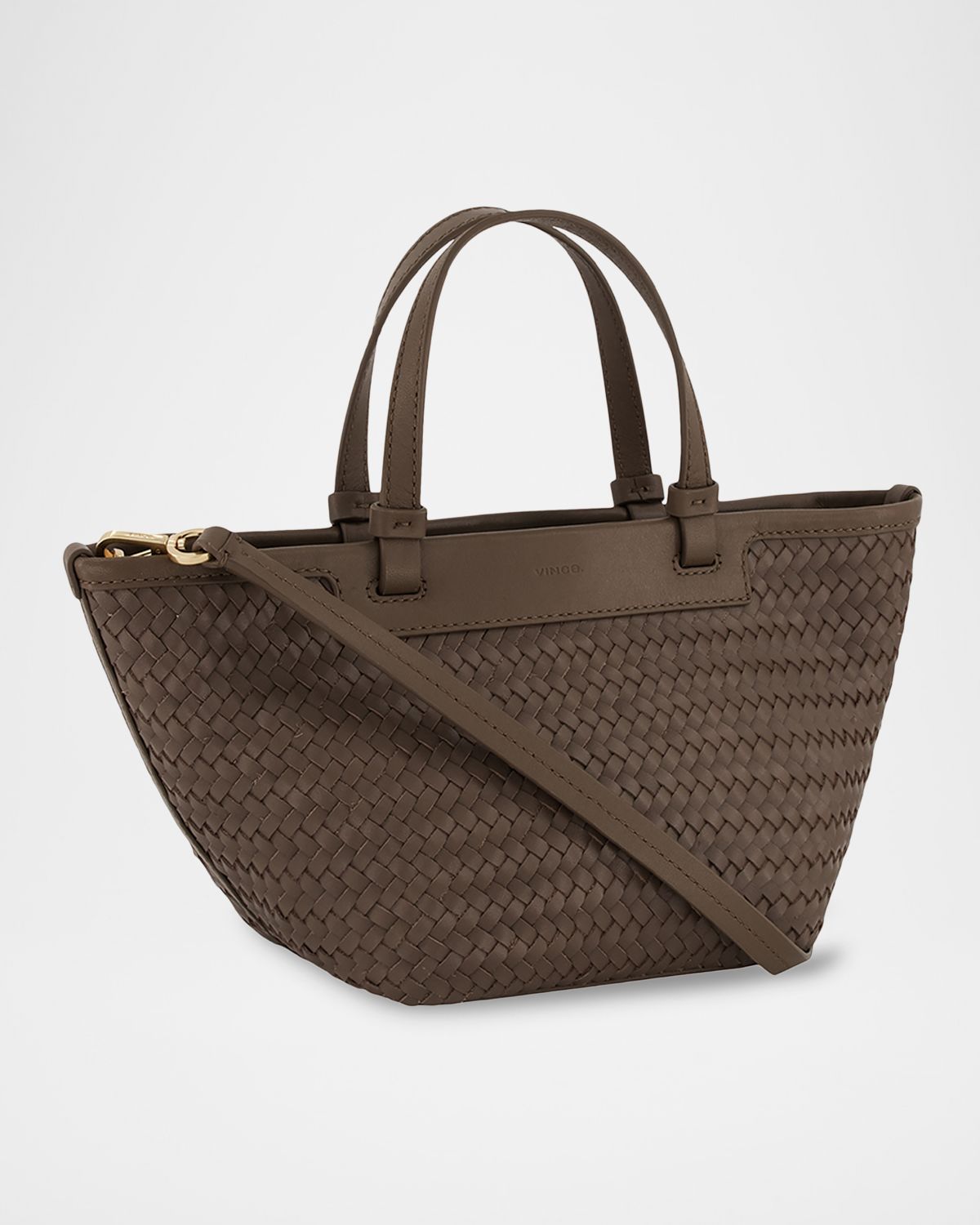Vince Marin Mini Woven Leather Tote Bag | Thumbnail 6 Vince Marin Mini Woven Leather Tote Bag | Thumbnail 6