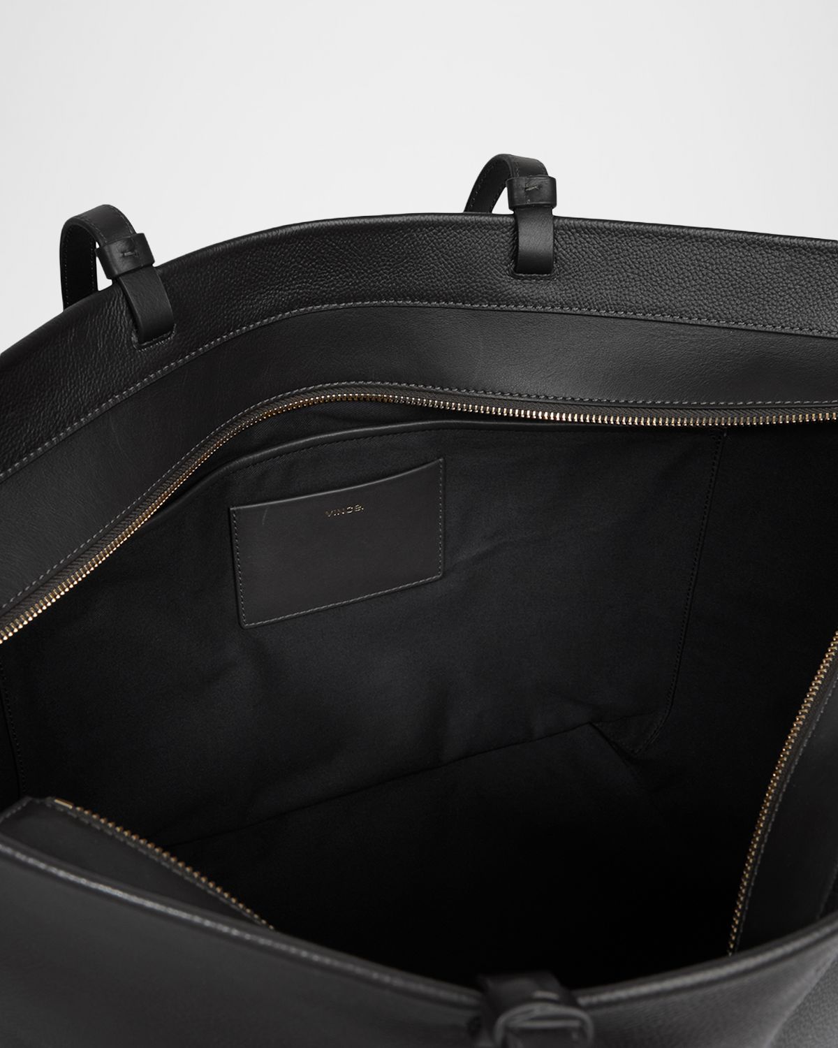 Vince Large Marin Tote Bag in Leather | Thumbnail 3