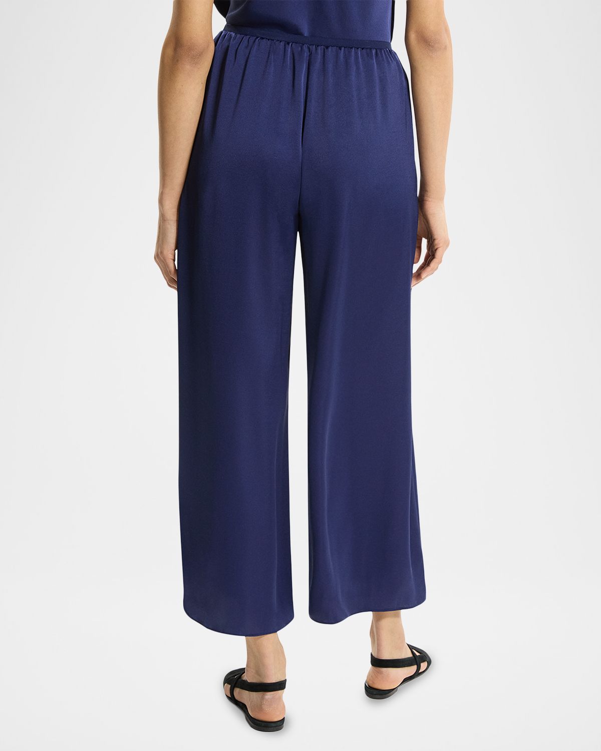 Theory Fluid Cropped Pants | Thumbnail 2 Theory Fluid Cropped Pants | Thumbnail 2
