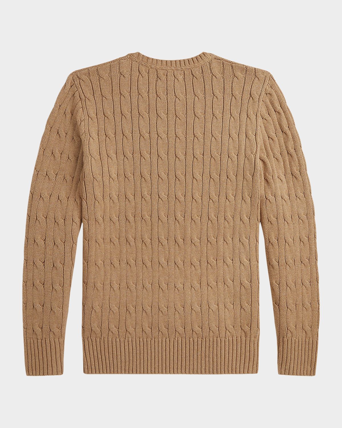 Polo Ralph Lauren Boy 's Mini-Cable Cotton Crewneck Sweater, Size S-X