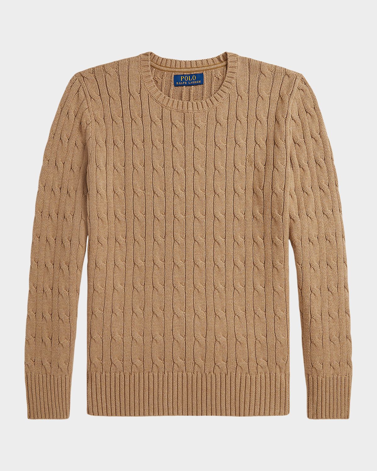 Polo Ralph Lauren Boy 's Mini-Cable Cotton Crewneck Sweater, Size S-X