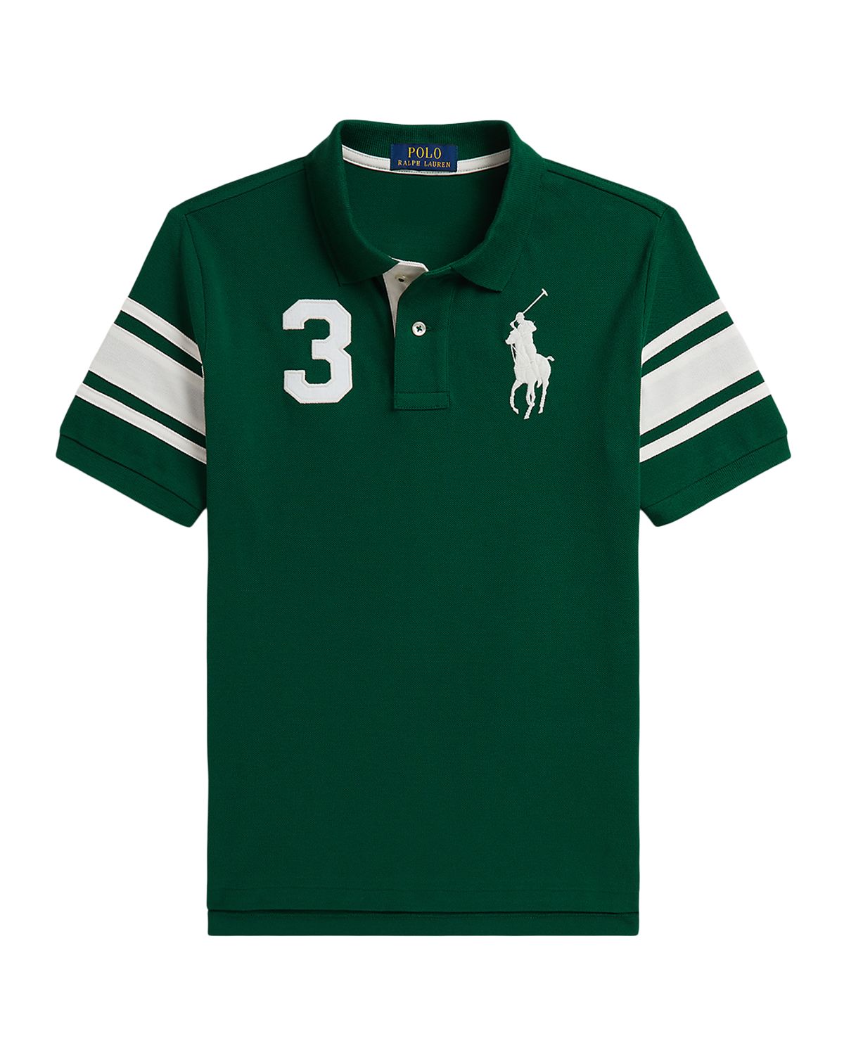 Ralph Lauren Boy 's Big Pony Cotton Mesh Polo Shirt, Size S-X | Thumbnail 3