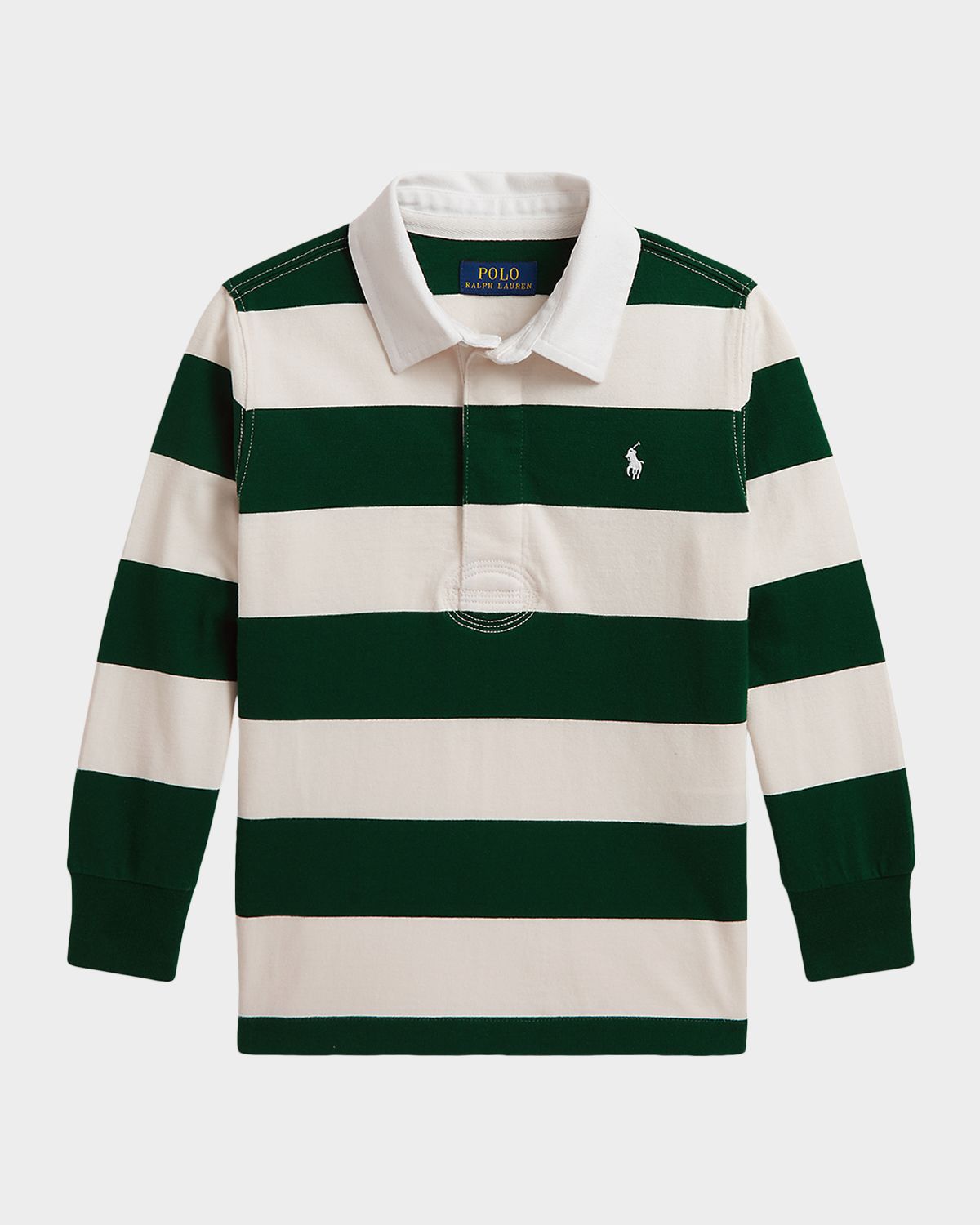 Ralph Lauren Boy 's The Iconic Rugby Shirt, Size 2-7