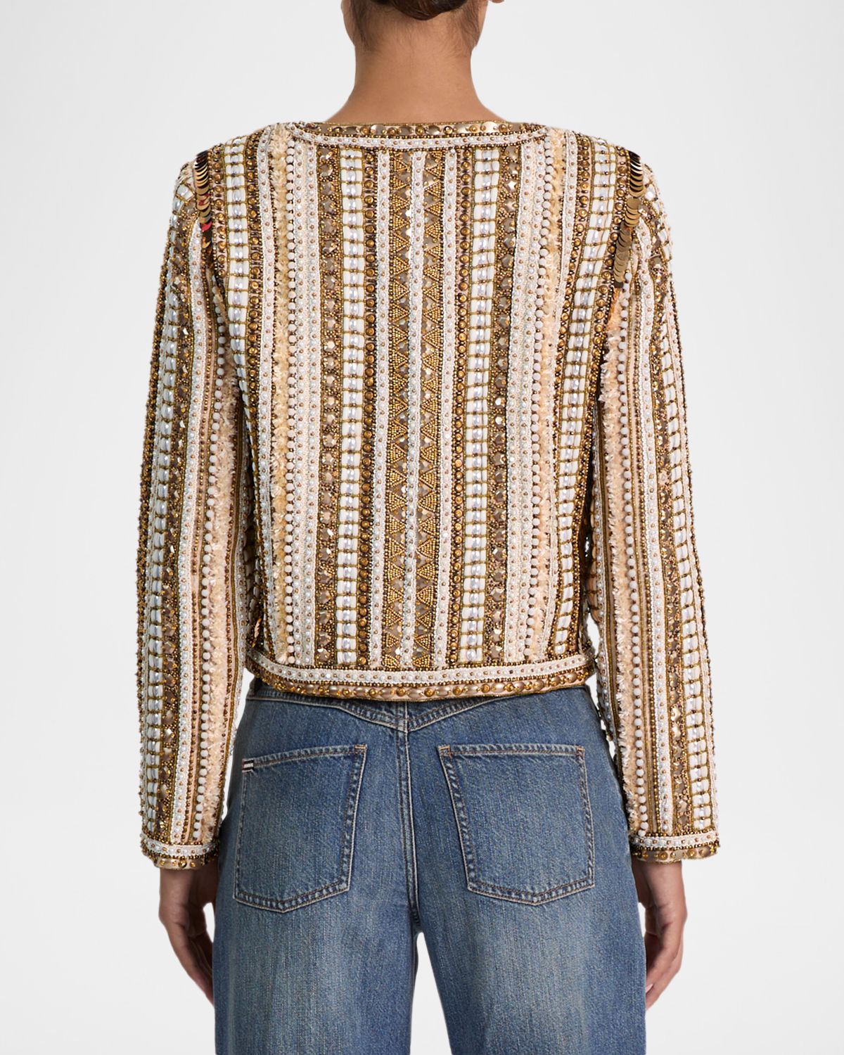 ALICE + OLIVIA Kidman Embellished Jacket | Thumbnail 3 ALICE + OLIVIA Kidman Embellished Jacket | Thumbnail 3