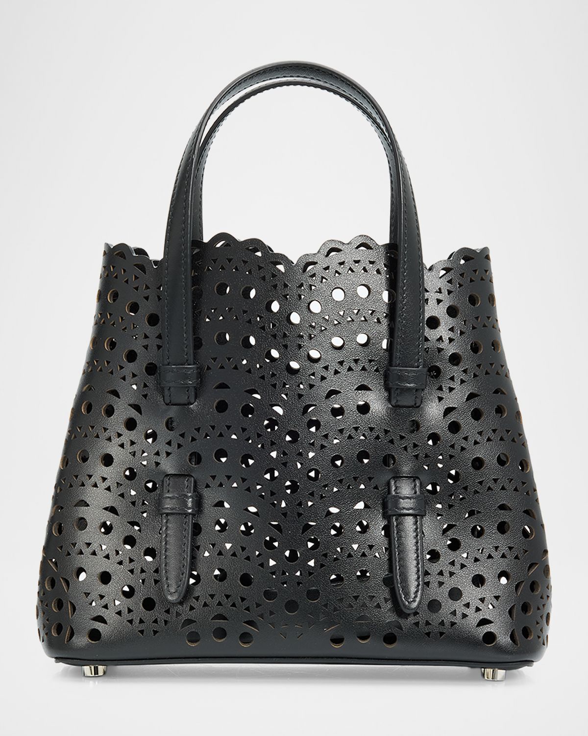 ALAÏA Mina 20 Small Perforated Leather Tote Bag | Thumbnail 5 ALAÏA Mina 20 Small Perforated Leather Tote Bag | Thumbnail 5