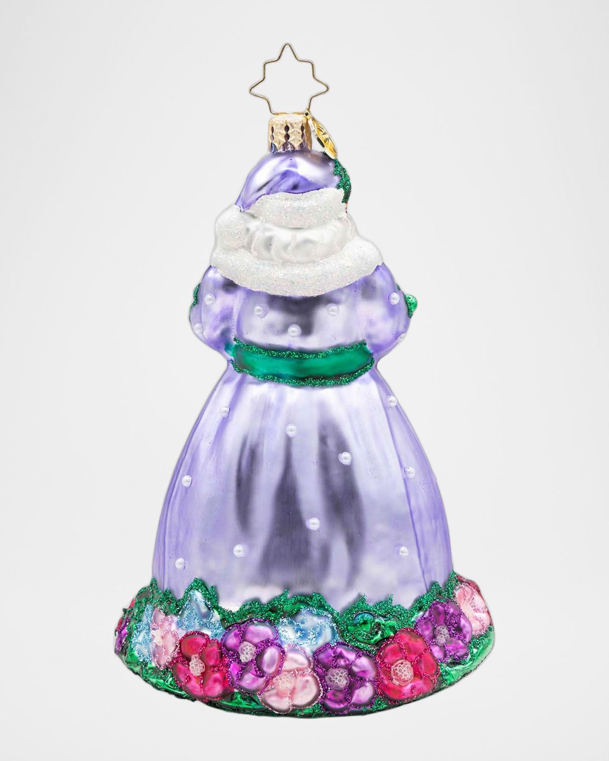 Christopher Radko Santa in Full Bloom Christmas Ornament | Thumbnail 2
