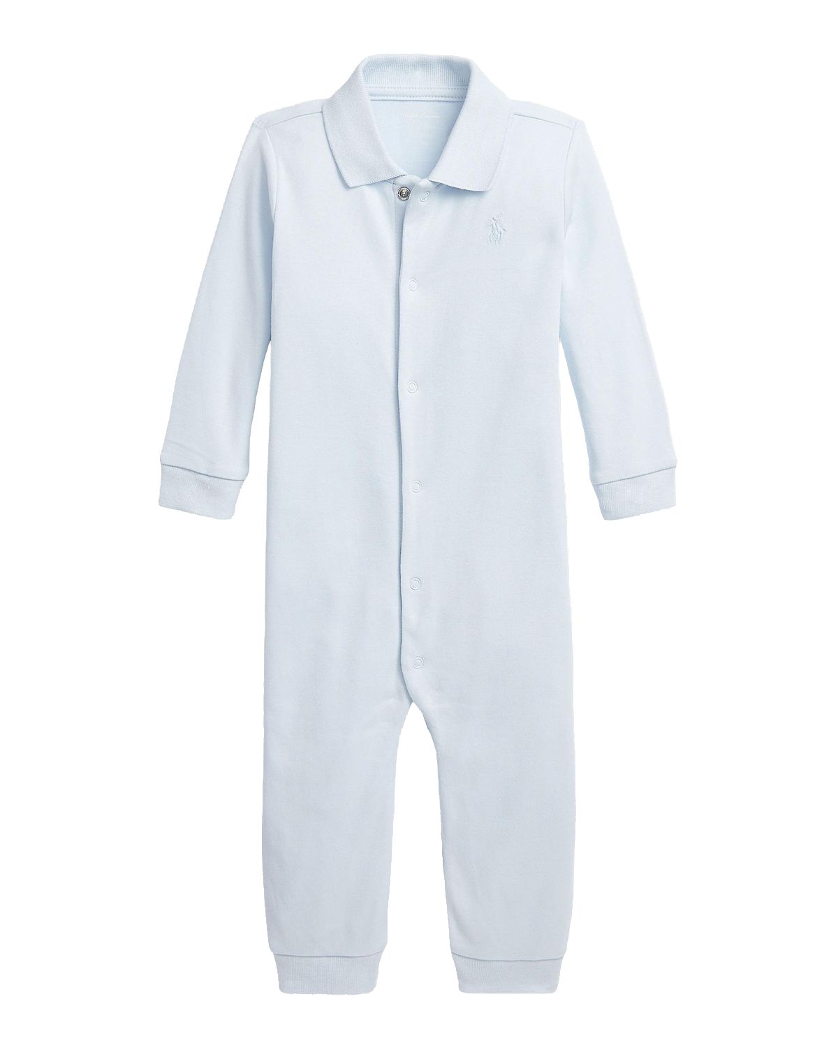Ralph Lauren Boy 's Cotton Polo Coverall, Size NB-9M | Thumbnail 3 Ralph Lauren Boy 's Cotton Polo Coverall, Size NB-9M | Thumbnail 3
