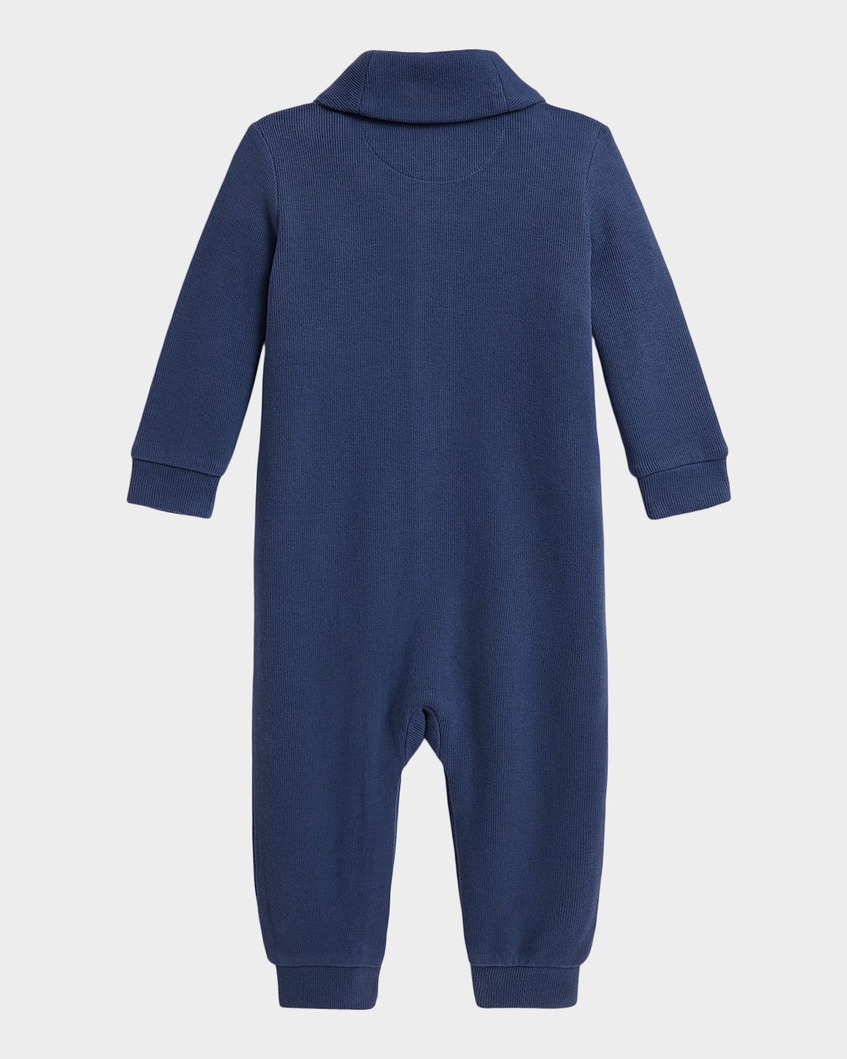 Polo Ralph Lauren Boy 's Estate-Rib Cotton Coverall, Size 3M-12M | Thumbnail 5 Polo Ralph Lauren Boy 's Estate-Rib Cotton Coverall, Size 3M-12M | Thumbnail 5