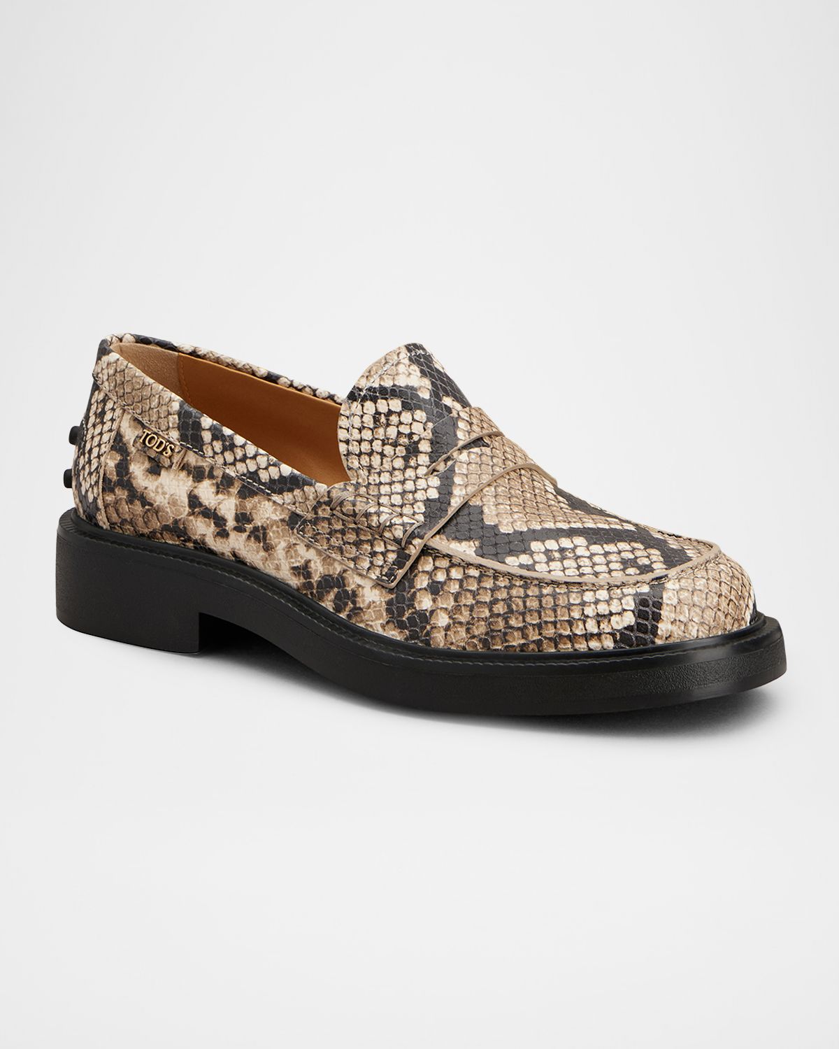 Tod 's Snake-Printed Leather Loafers | Thumbnail 7 Tod 's Snake-Printed Leather Loafers | Thumbnail 7
