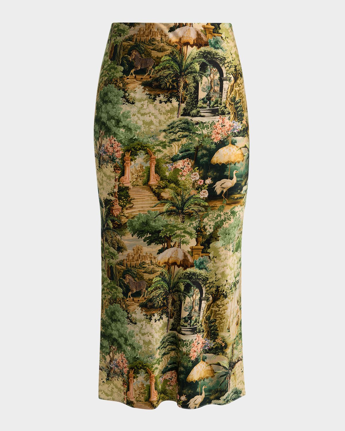ALICE + OLIVIA Maeve Tapestry Slip Skirt | Thumbnail 7