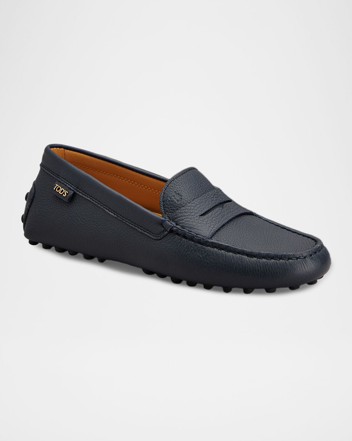 Tod 's Men 's Gommino Grained Leather Penny Loafers | Thumbnail 6