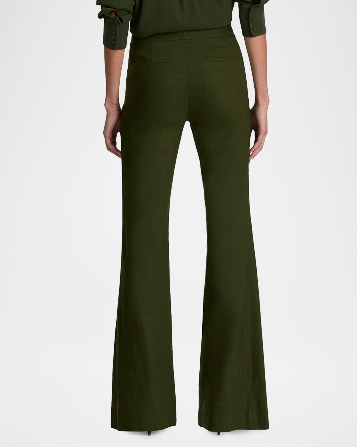 ALICE + OLIVIA Andrew Mid-Rise Bootcut Pants | Thumbnail 3 ALICE + OLIVIA Andrew Mid-Rise Bootcut Pants | Thumbnail 3