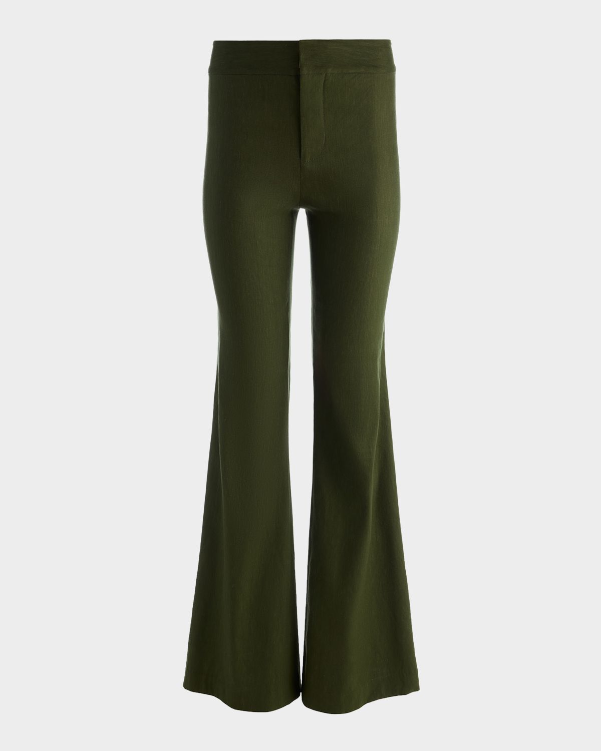 ALICE + OLIVIA Andrew Mid-Rise Bootcut Pants