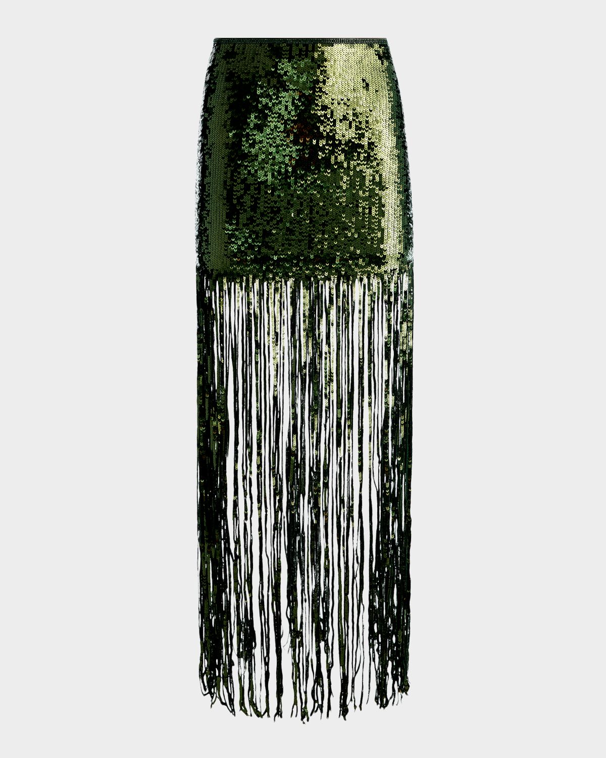 ALICE + OLIVIA Kendra Sequin Fringe Maxi Skirt | Thumbnail 7