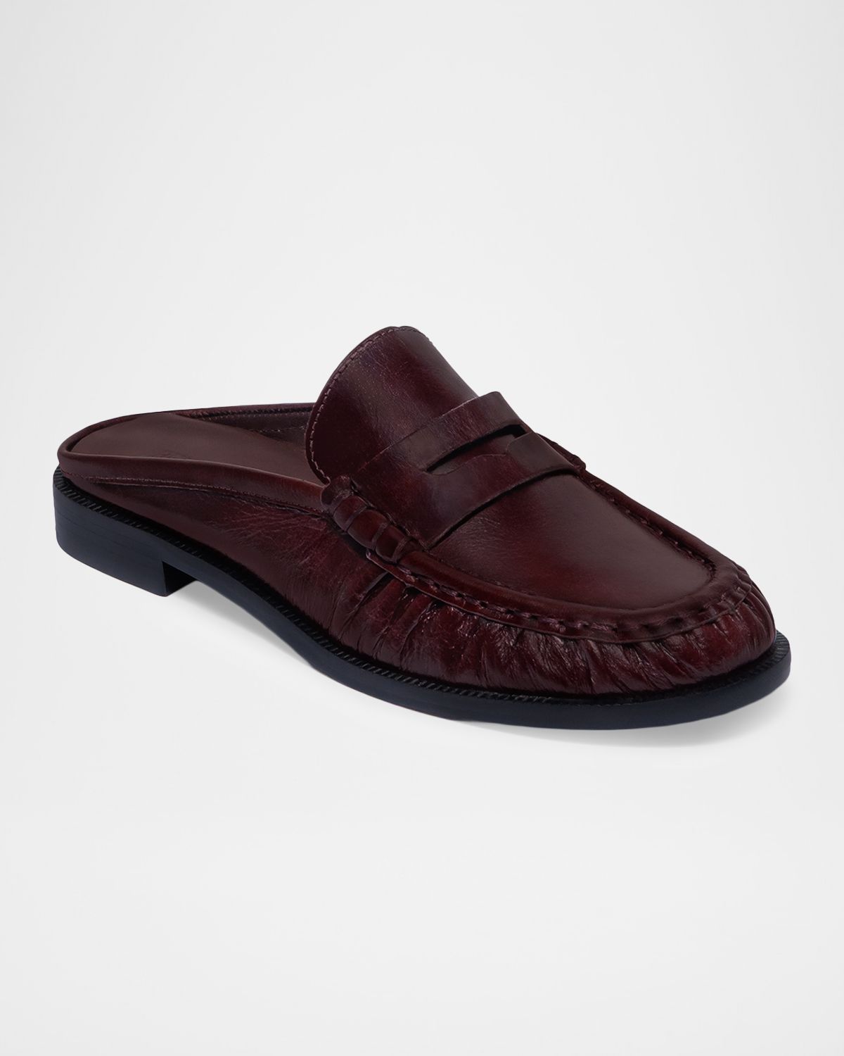 Bernardo Tilda Leather Penny Loafer Mules | Thumbnail 4 Bernardo Tilda Leather Penny Loafer Mules | Thumbnail 4