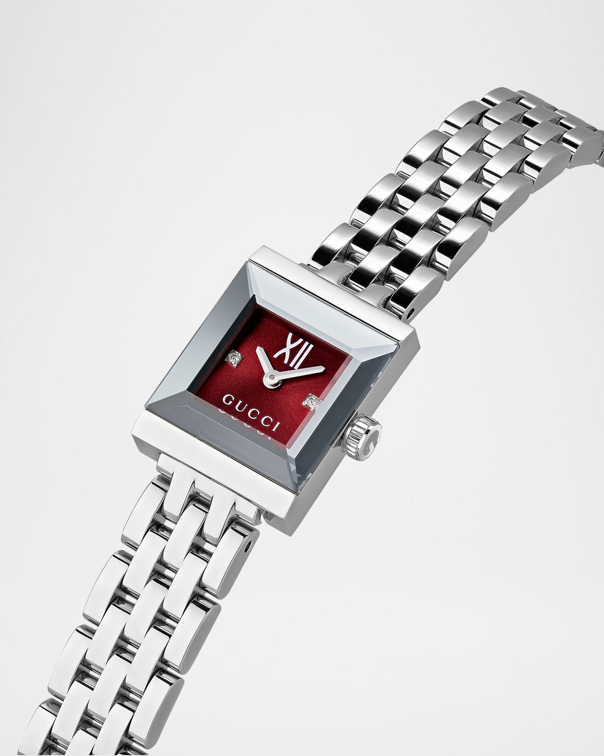 Gucci G-Frame 14x18mm Watch, Red Burgundy | Thumbnail 4 Gucci G-Frame 14x18mm Watch, Red Burgundy | Thumbnail 4
