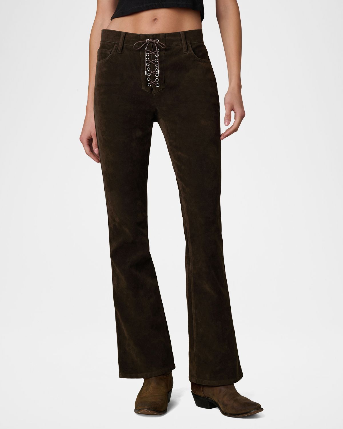 Joe 's Jeans x WeWoreWhat The Vegan Suede Bootcut Jeans | Thumbnail 4 Joe 's Jeans x WeWoreWhat The Vegan Suede Bootcut Jeans | Thumbnail 4