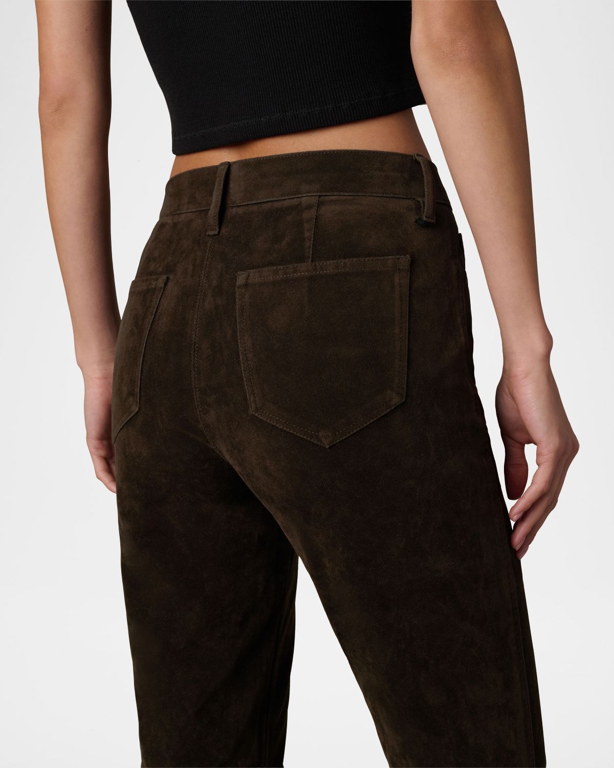 Joe 's Jeans x WeWoreWhat The Vegan Suede Bootcut Jeans | Thumbnail 6 Joe 's Jeans x WeWoreWhat The Vegan Suede Bootcut Jeans | Thumbnail 6