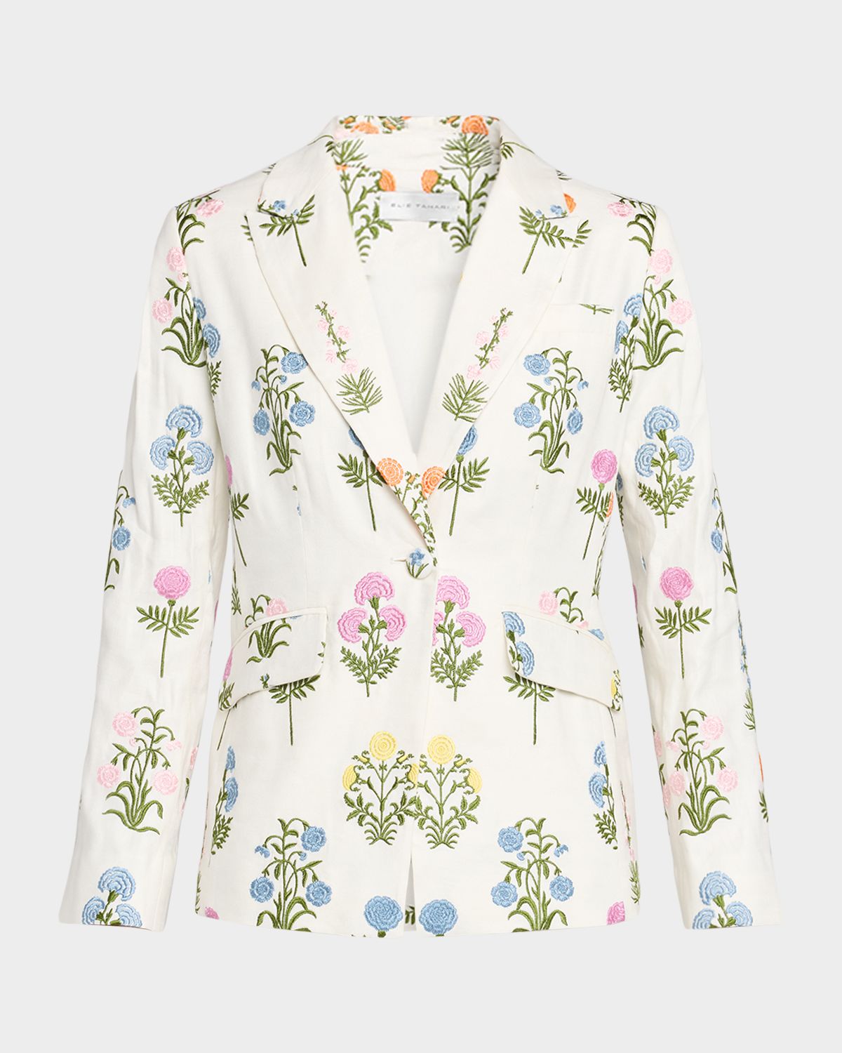 Elie Tahari The Amelia Floral-Embroidered Jacket