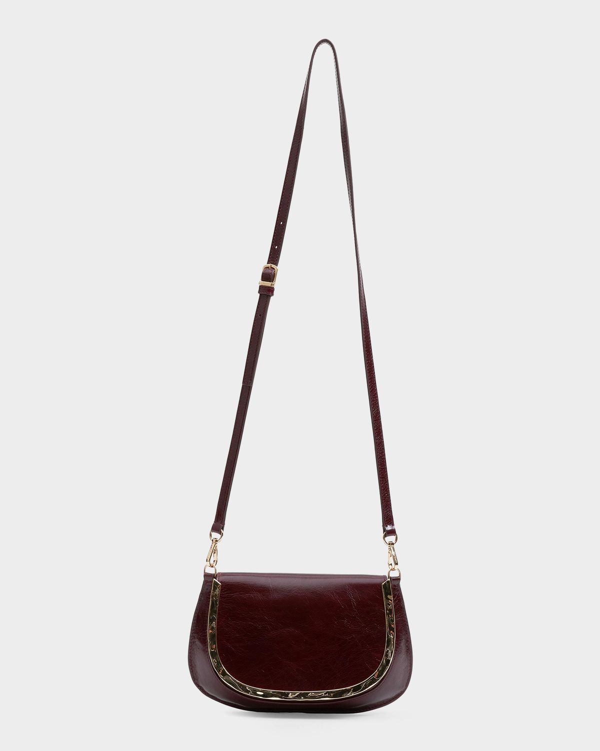 SIMKHAI Logan Leather Crossbody Bag | Thumbnail 1 SIMKHAI Logan Leather Crossbody Bag | Thumbnail 1