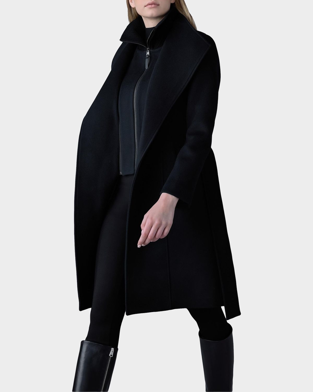 Mackage Norita 2-In-1 Double Face Wool Coat | Thumbnail 5 Mackage Norita 2-In-1 Double Face Wool Coat | Thumbnail 5
