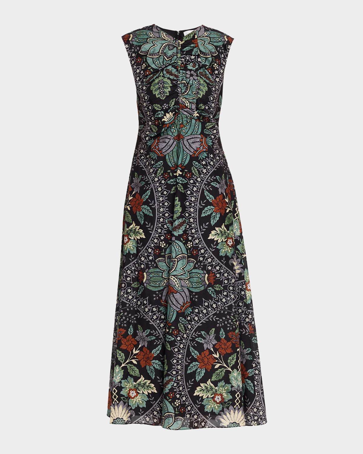 Elie Tahari The Kinsley Sleeveless Floral-Print Maxi Dress | Thumbnail 5 Elie Tahari The Kinsley Sleeveless Floral-Print Maxi Dress | Thumbnail 5