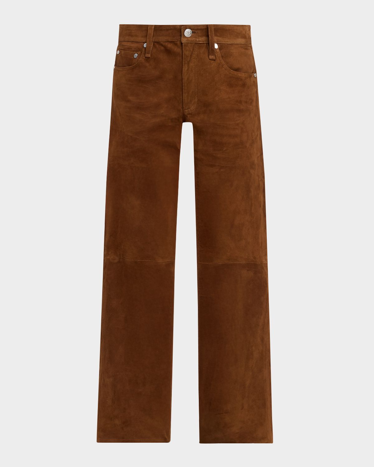 Rag & Bone Cam Low-Rise Suede Pants