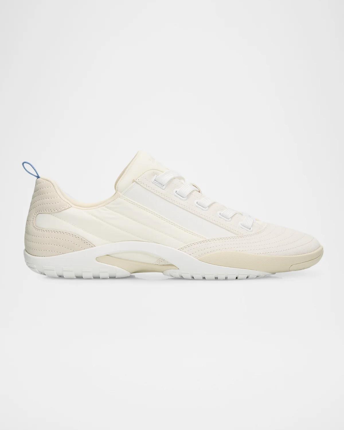 Lanvin Men's Suede & Leather Quilted Runner Sneakers